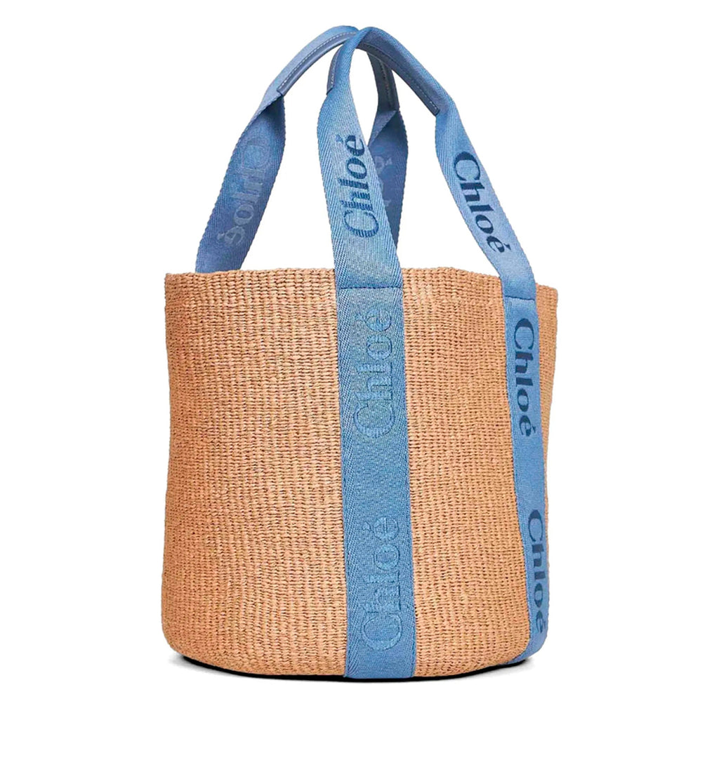 Fairtrade material woody shoulder shopping bag
