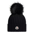 Wool Beanie with Pom Pom