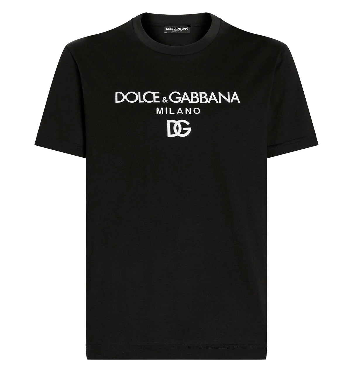 Cotton T-shirt with DG embroidery