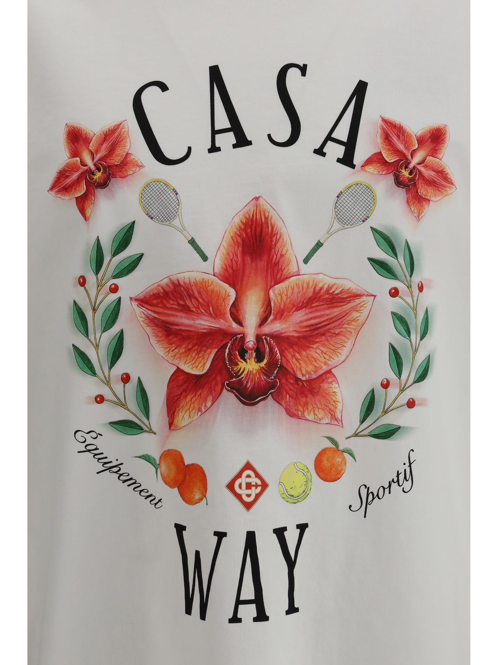 Casa Way Orchid Logo Short Sleeve T‑Shirt
