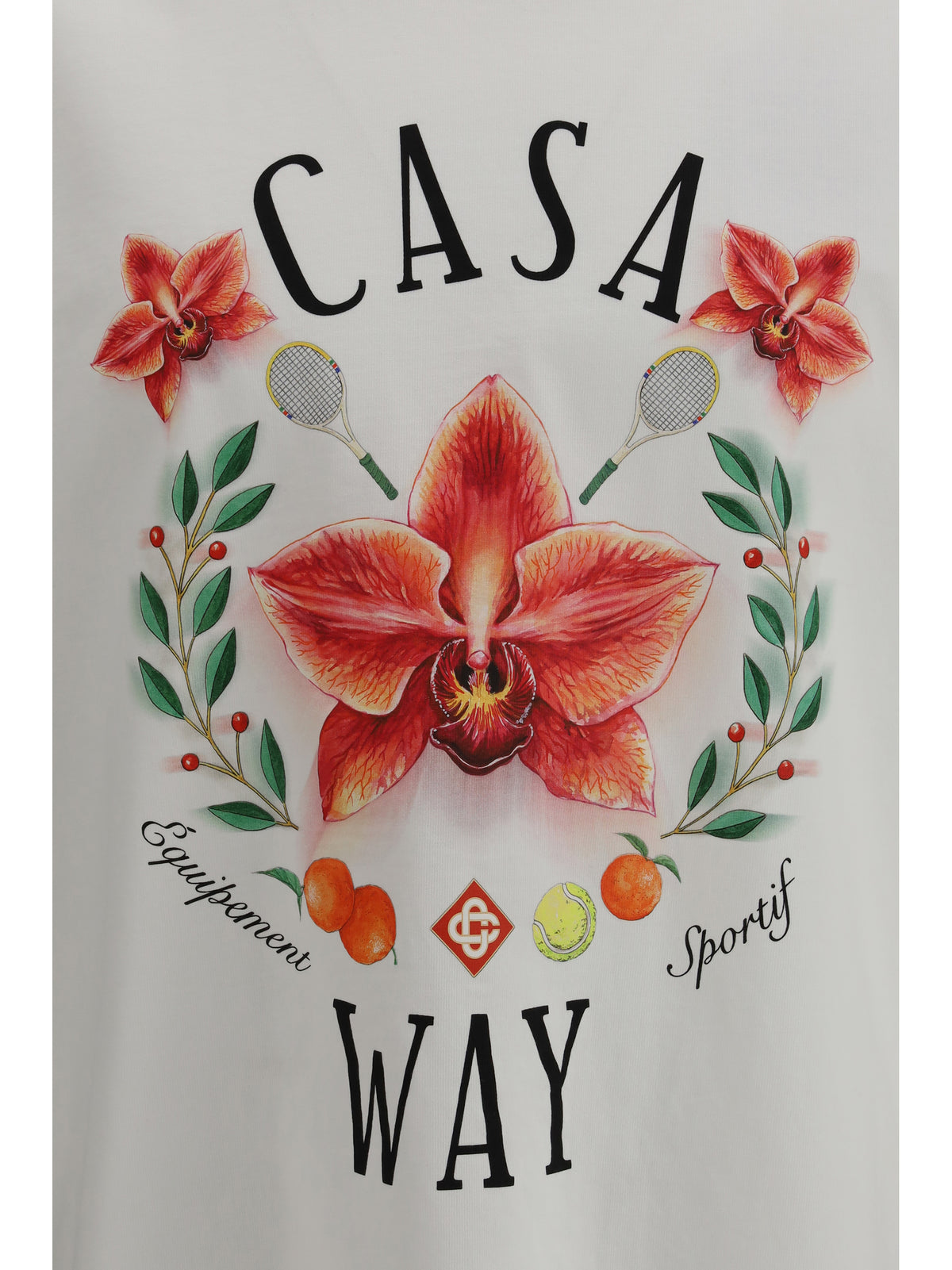 Casa Way Orchid Logo Short Sleeve T‑Shirt