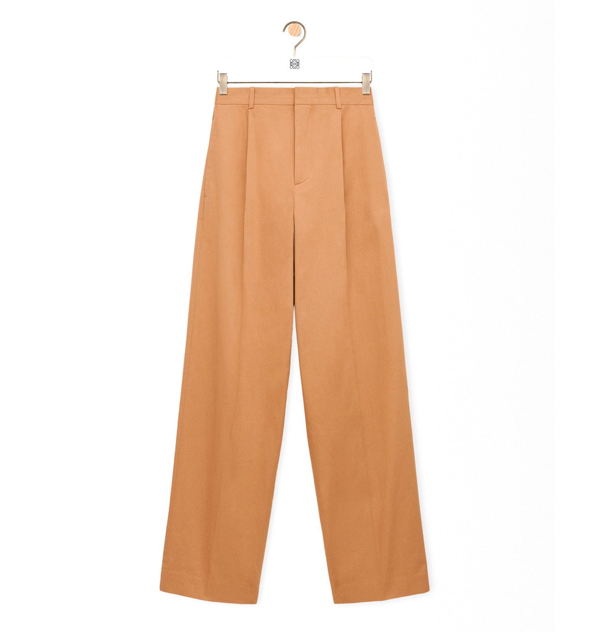 Wide leg trousers in cotton