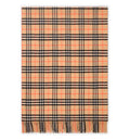 Check Wool Cashmere Blanket