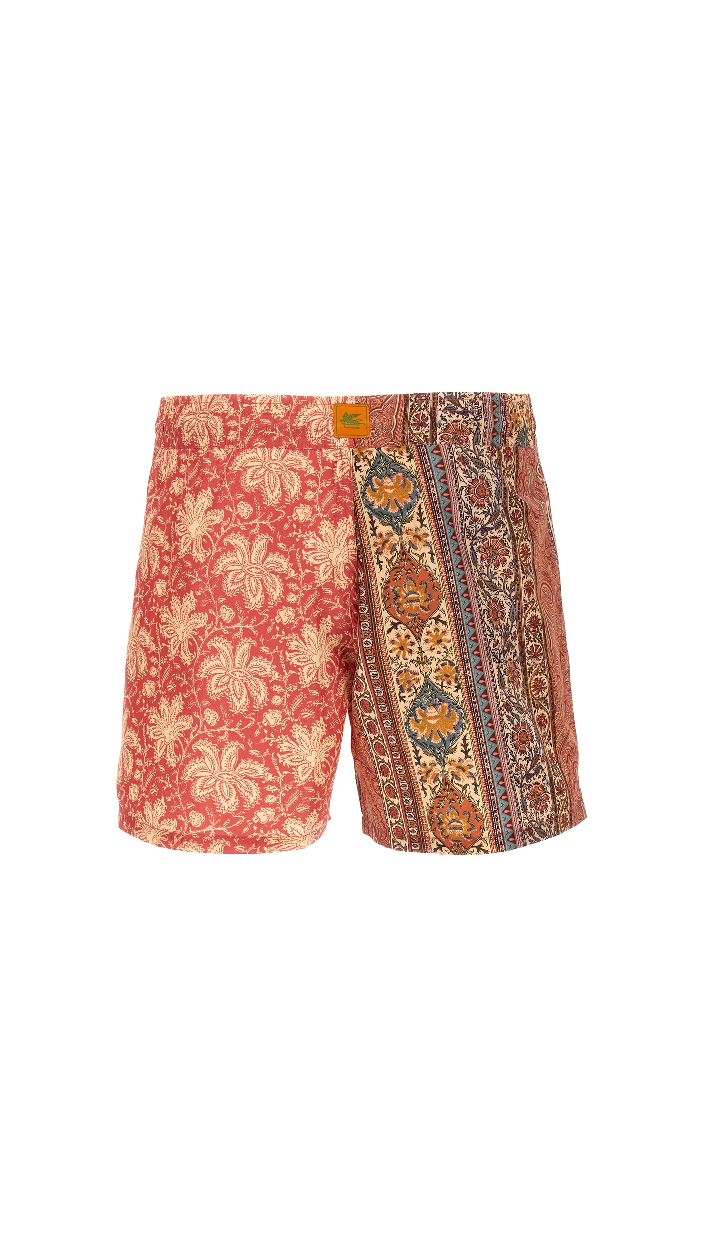 Patterned Double Swimsuit Beachwear - Multicolor