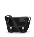 Medium Flex messenger in canvas and suede