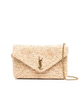 Cassandre Small Chain Pouch In Raffia