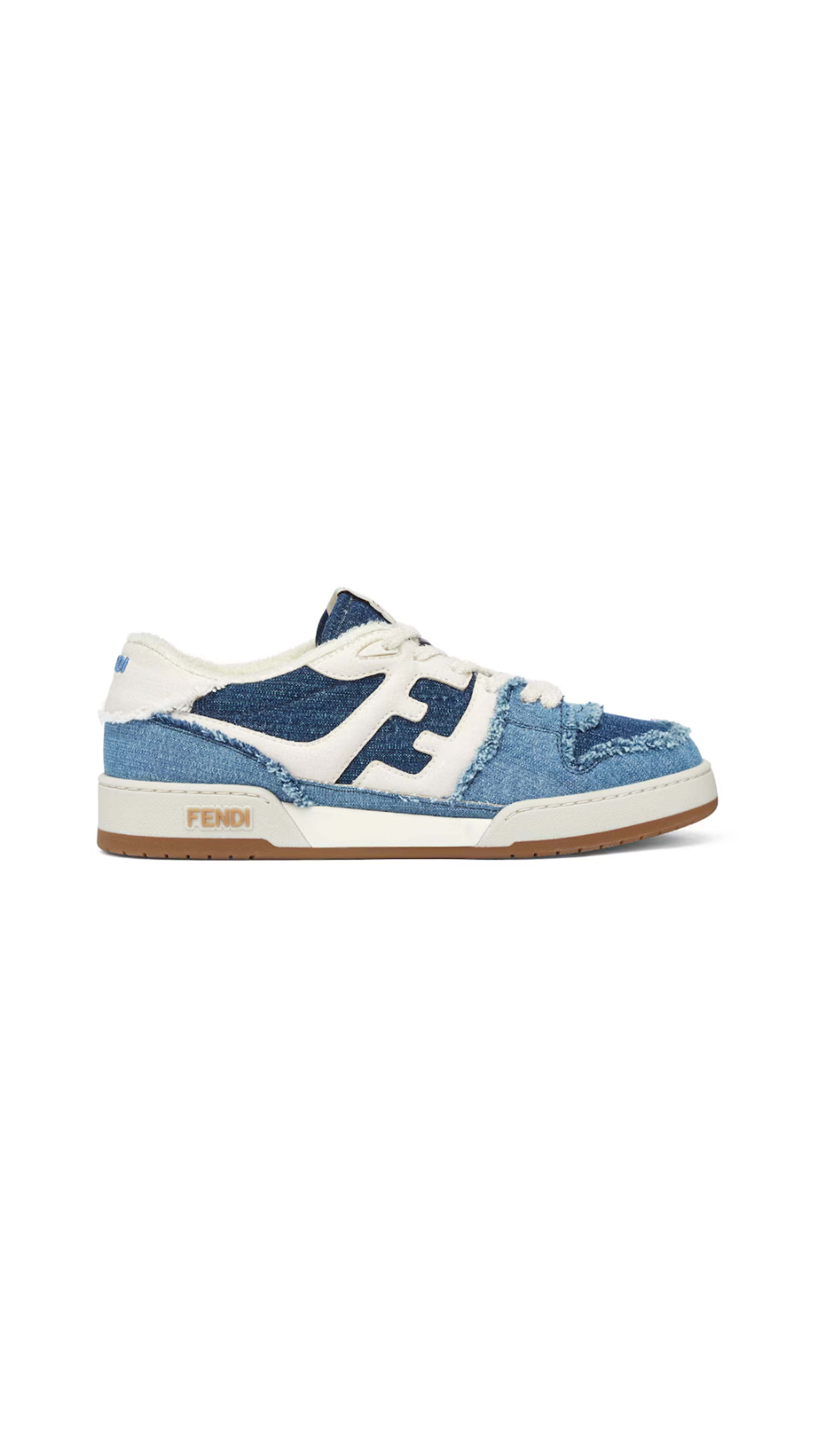 Fendi Match Denim Sneakers - Blue