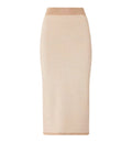 FF silk and cashmere skirt
