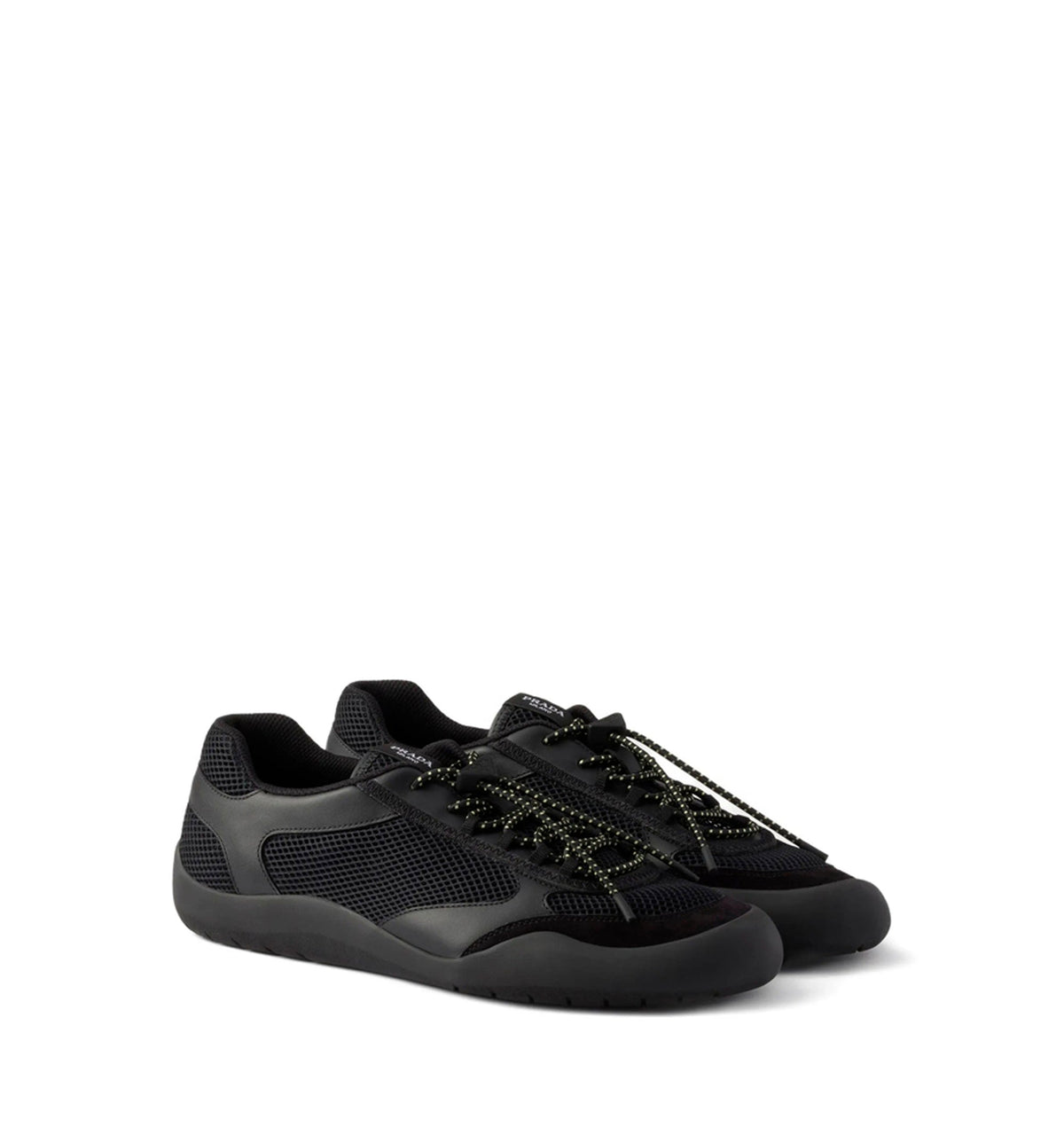 Speedrock leather and mesh fabric sneakers