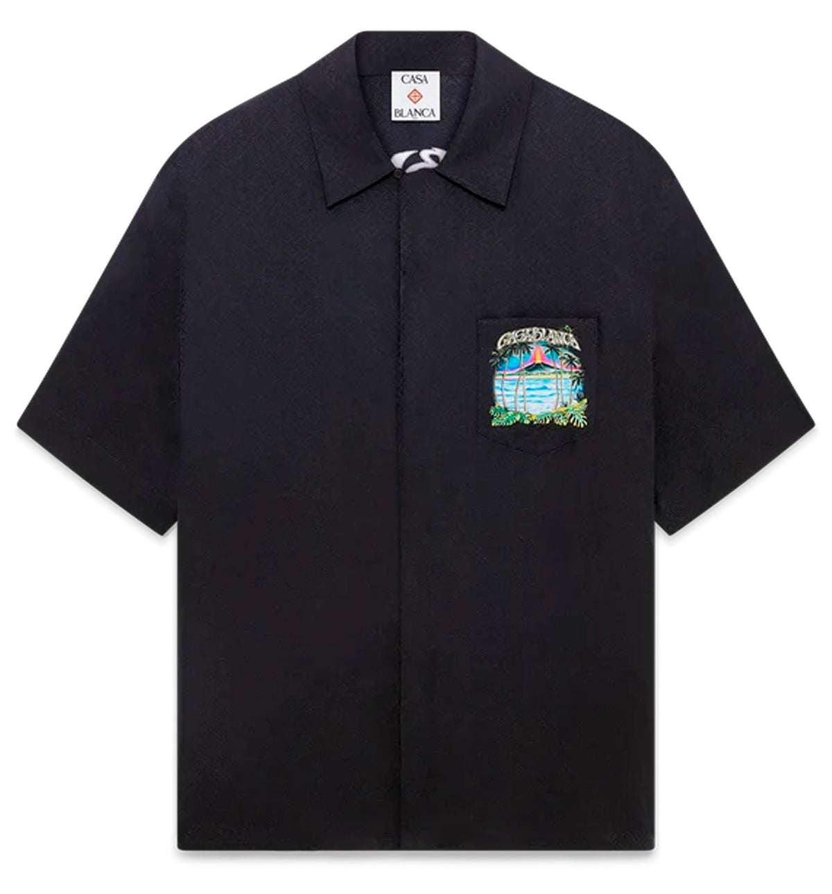 Volcano Short Sleeve Jacquard Shirt