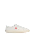 Celine Lou Low Lace-up Sneaker With Triomphe In Canvas And Calfskin