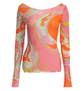 "Orchidee" fitted top