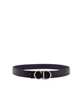 Reversible leather belt