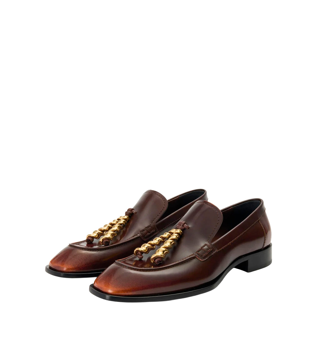 Edge loafer in brushed-off calfskin