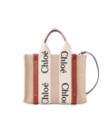 Small Woody tote bag in linen