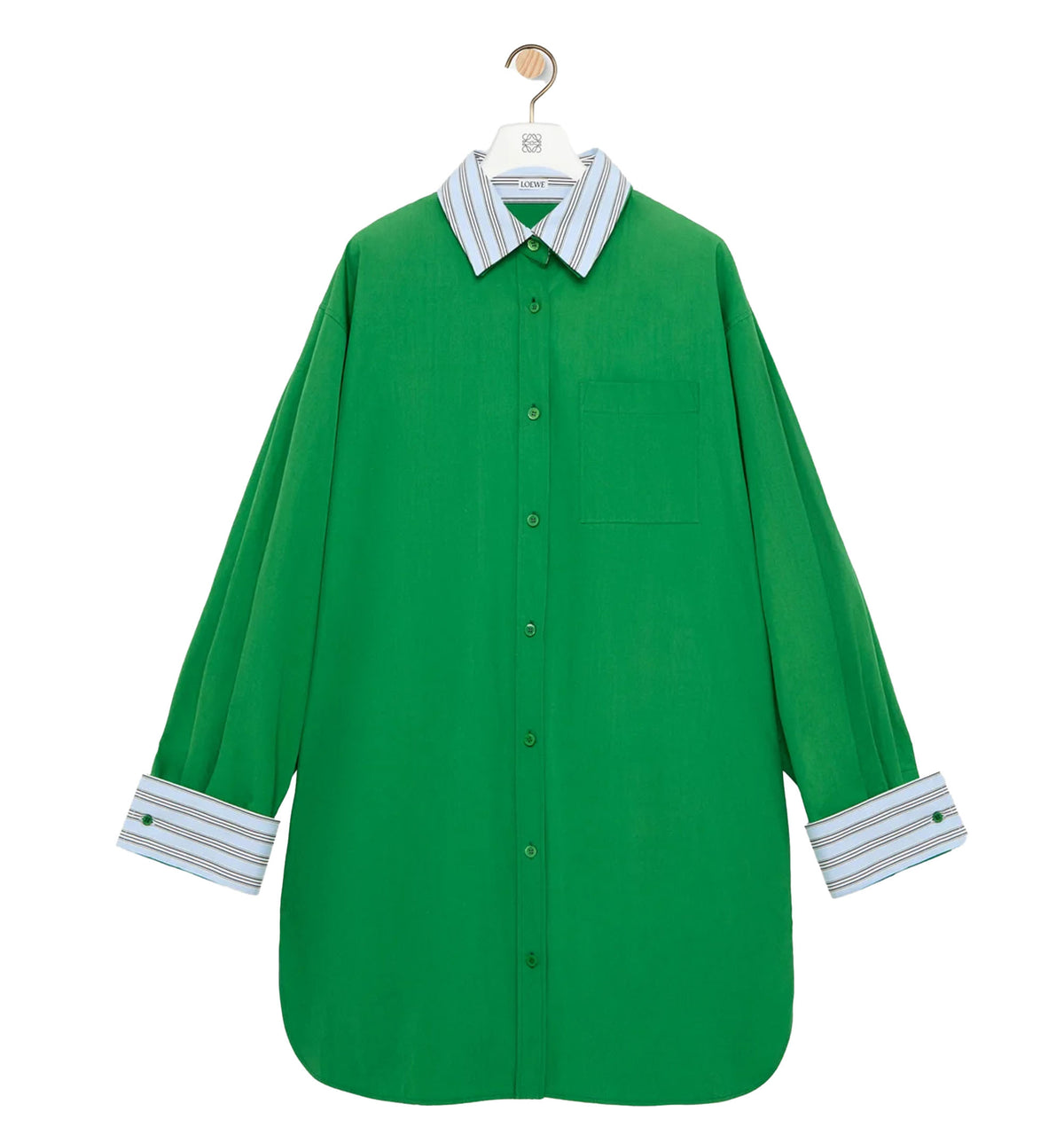 Shirt dress in cotton