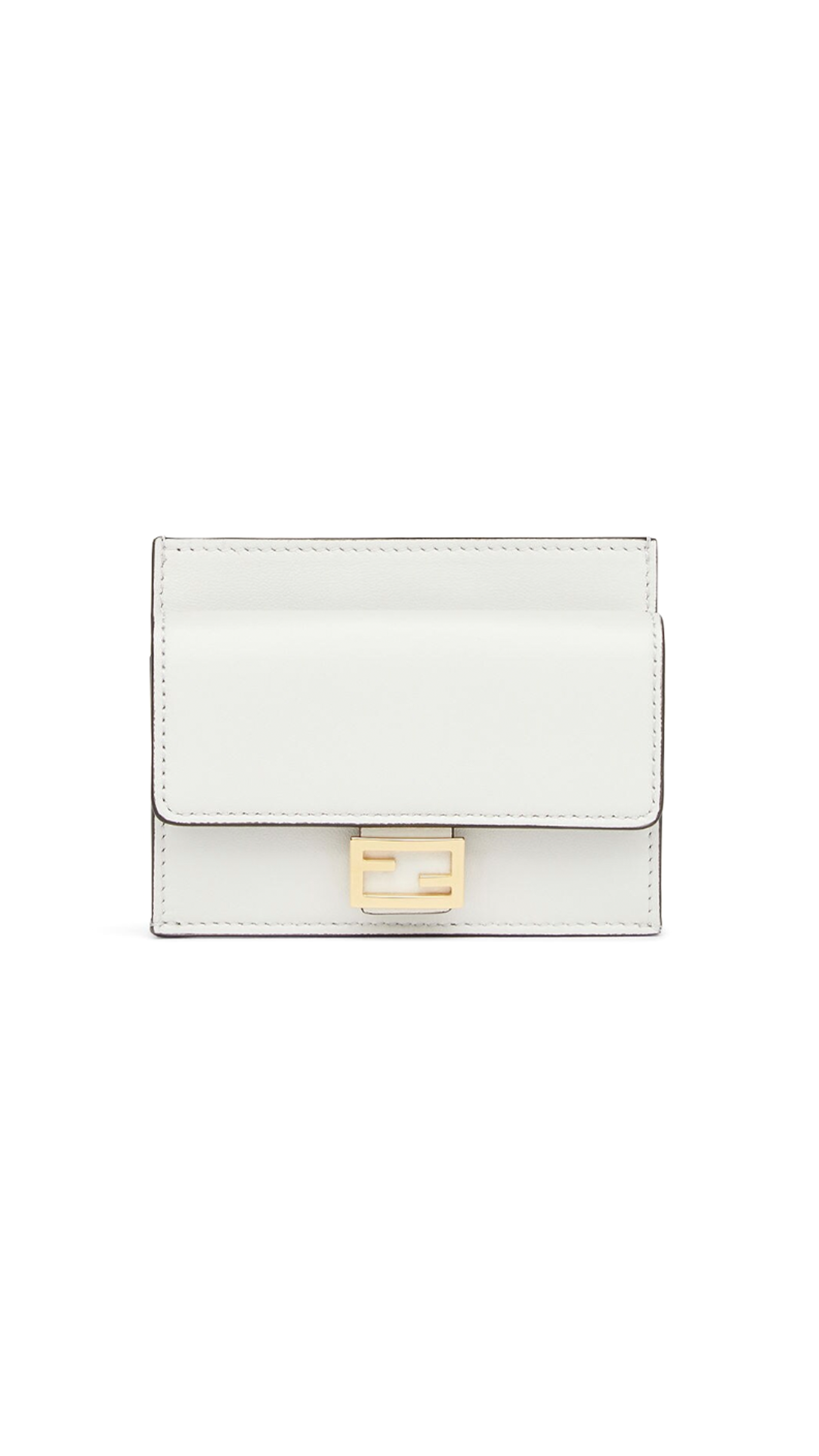 Baguette Nappa Card Holder - White