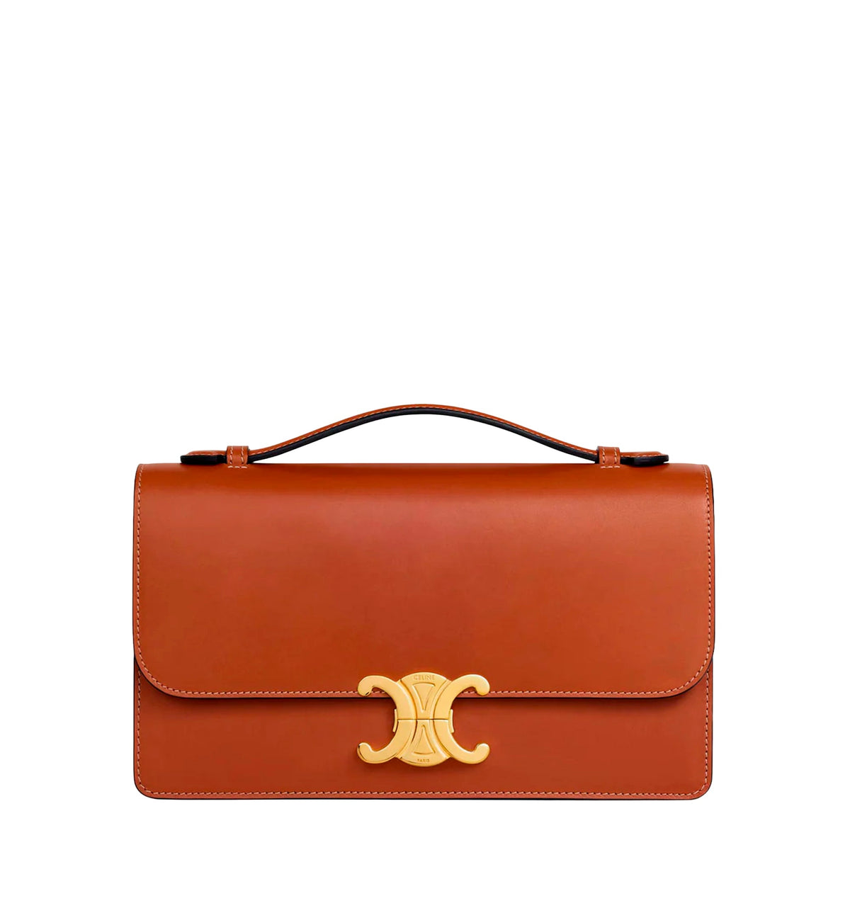 Triomphe leather crossbody bag