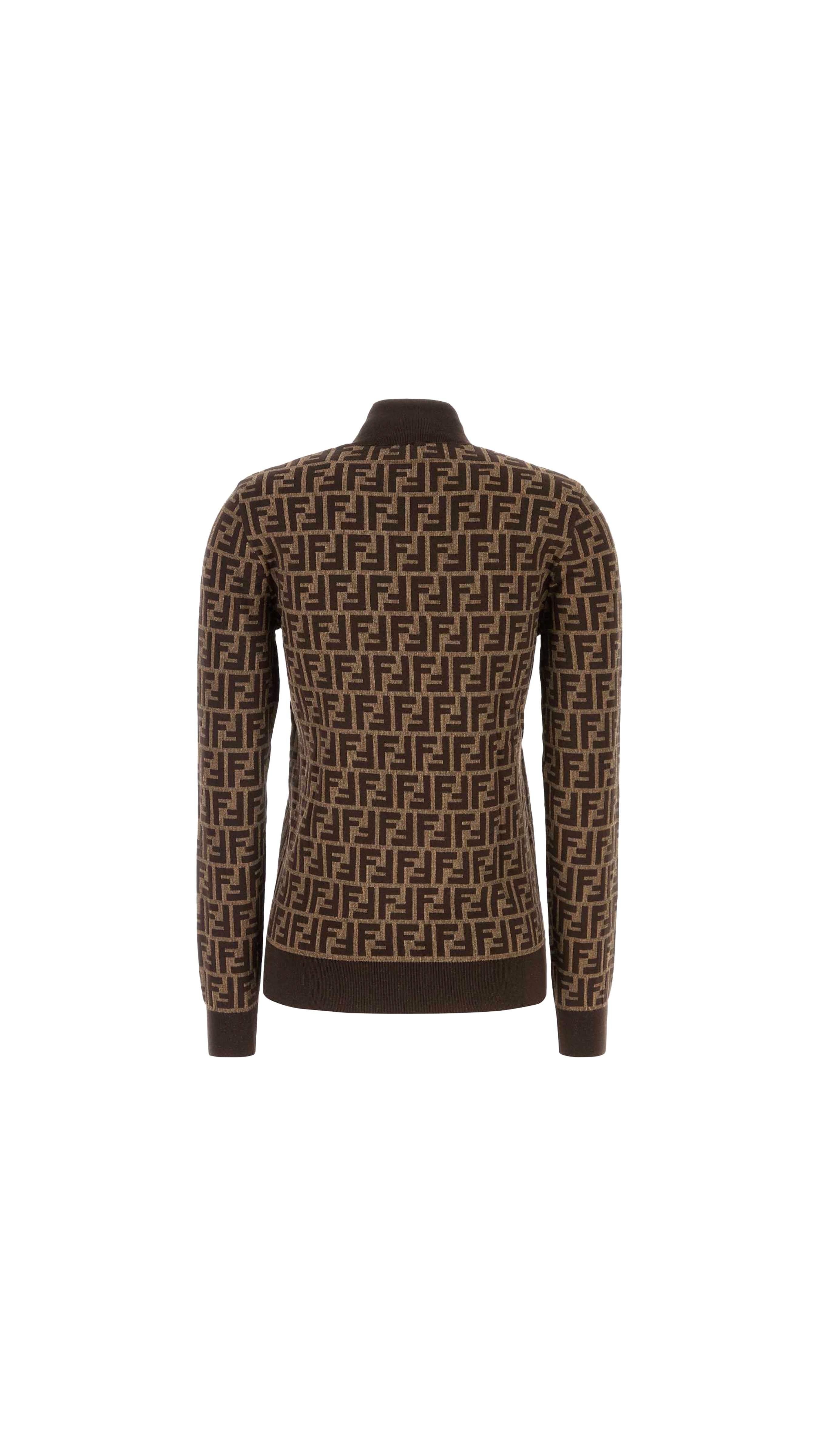 FF Cotton Sweater - Brown