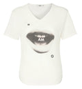 Ivory jersey T-shirt with Ti Amo print