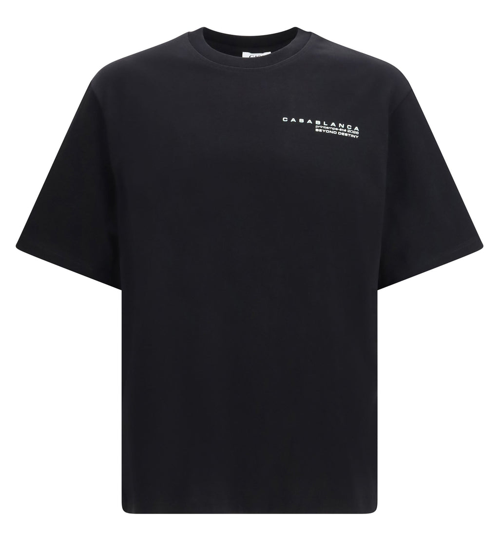 Glitch Orchid Oversized Short Sleeve T‑Shirt