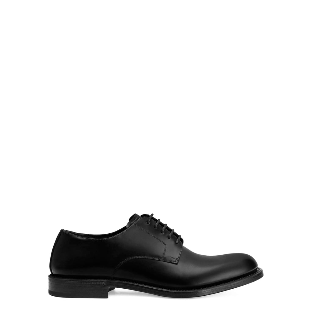 Brushed calfskin derby