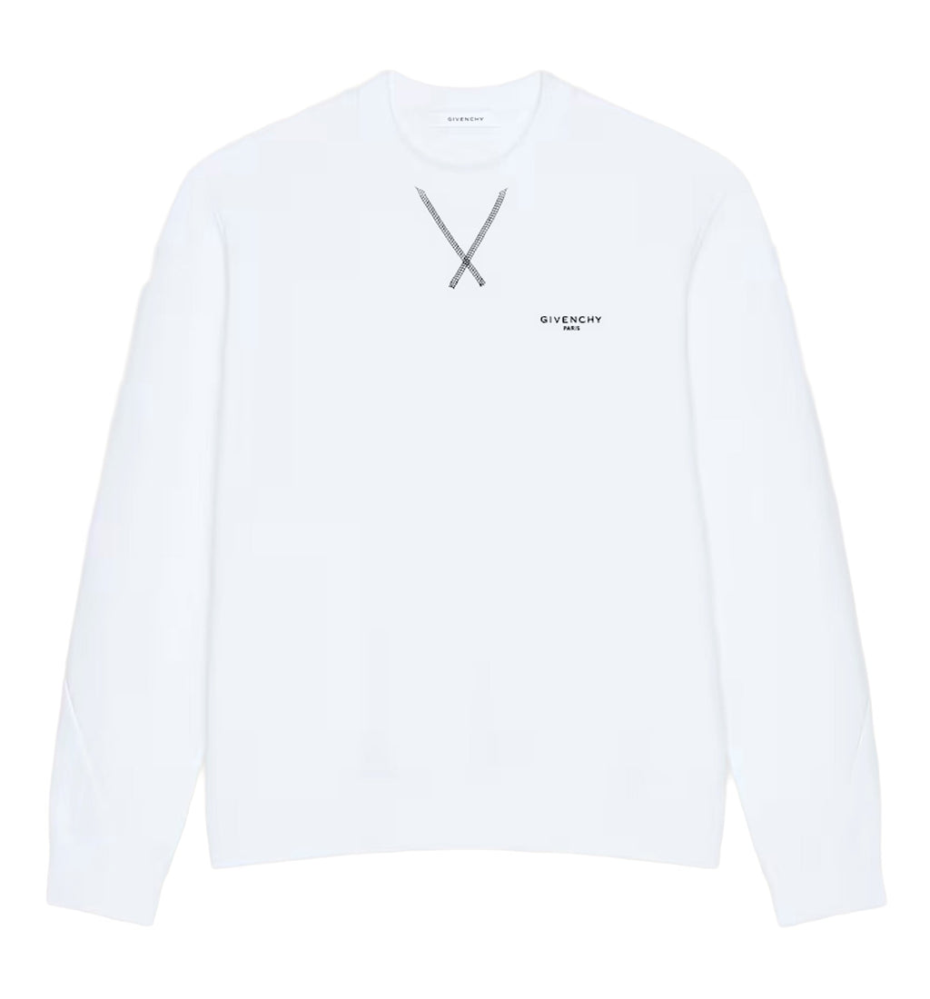 Couture Seam sweatshirt in fleece with GIVENCHY Paris