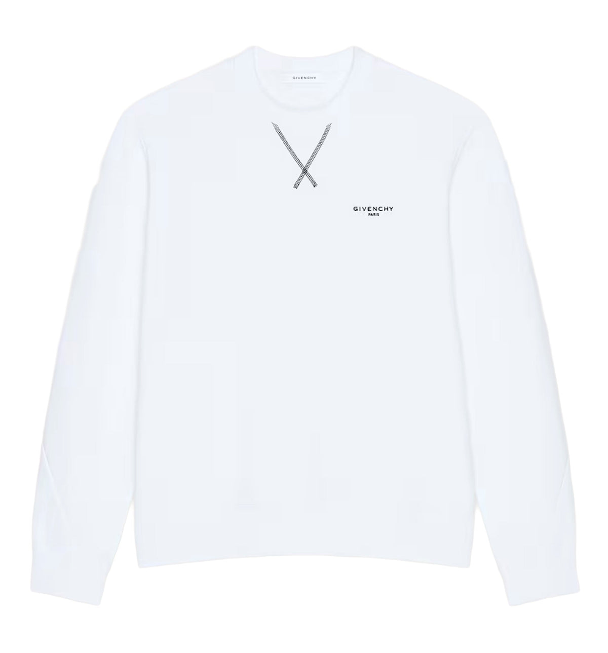 Couture Seam sweatshirt in fleece with GIVENCHY Paris