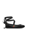 Women's Gucci Shift ballerina in black GG canvas