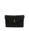 Cassandre Large Envelope Pouch In Raffia