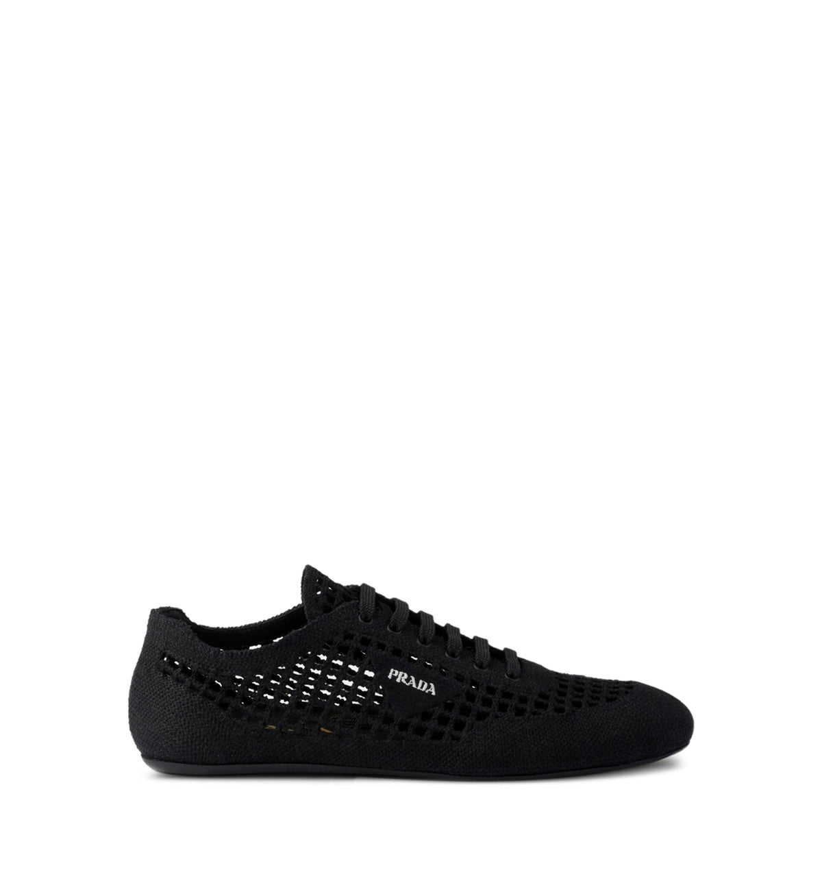 Collapse crochet laced sneakers