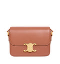 Teen Triomphe Bag In Shiny Calfskin