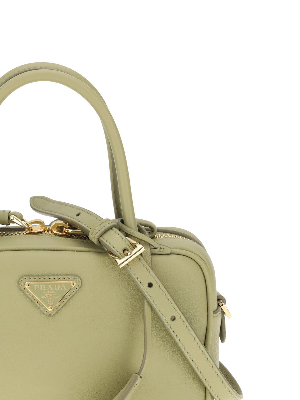 Triangle-Logo Satchel Bag