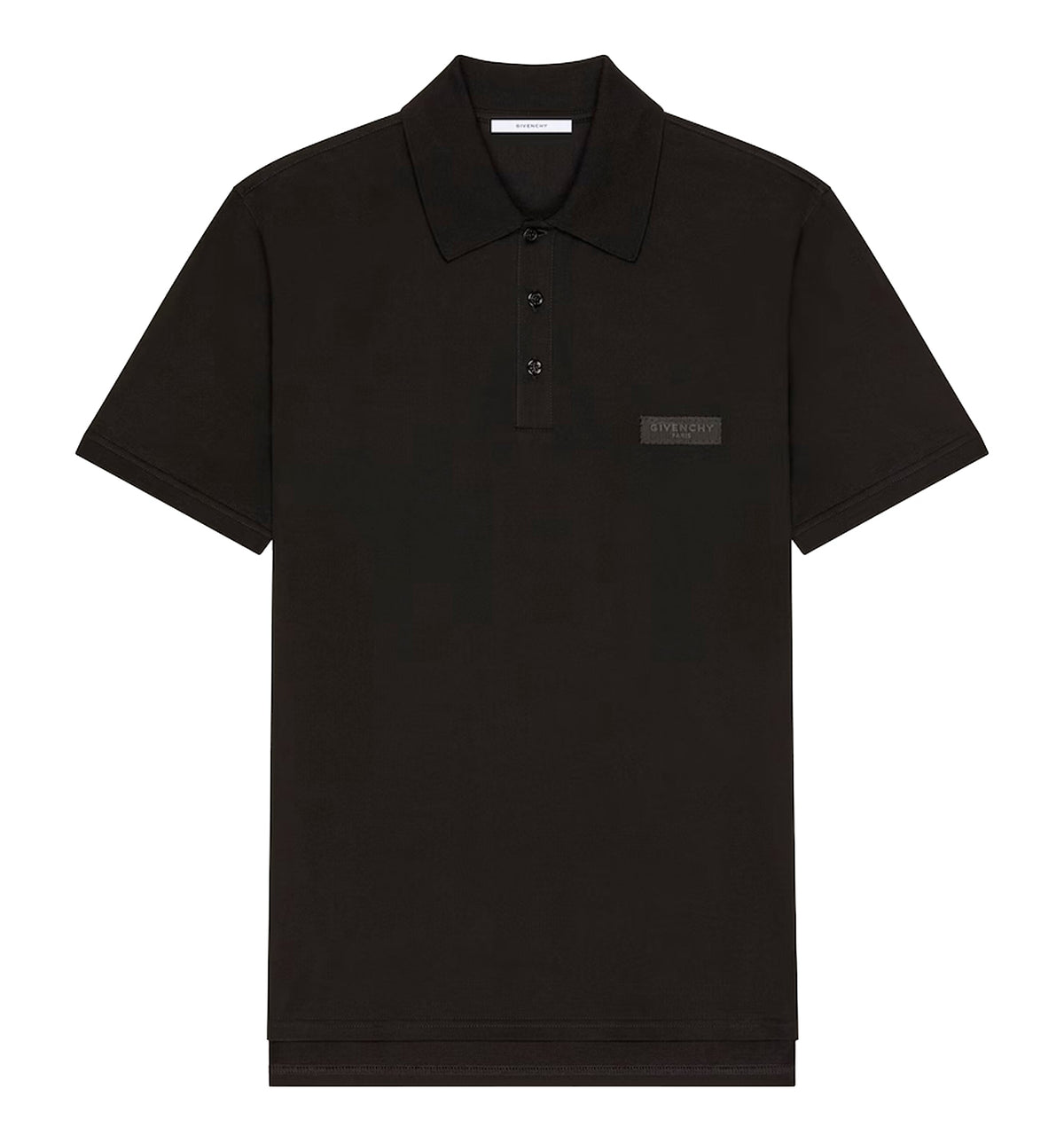 Polo in cotton with GIVENCHY Paris gros grain