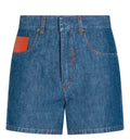 Blue Denim Shorts