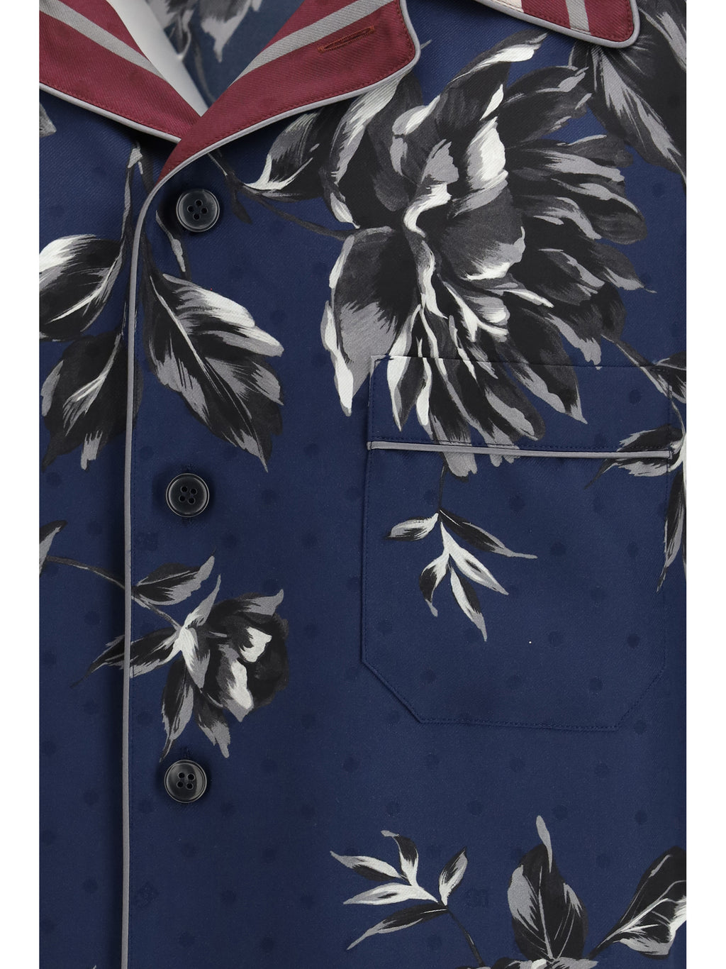 Peony-print Hawaii Twill Shirt