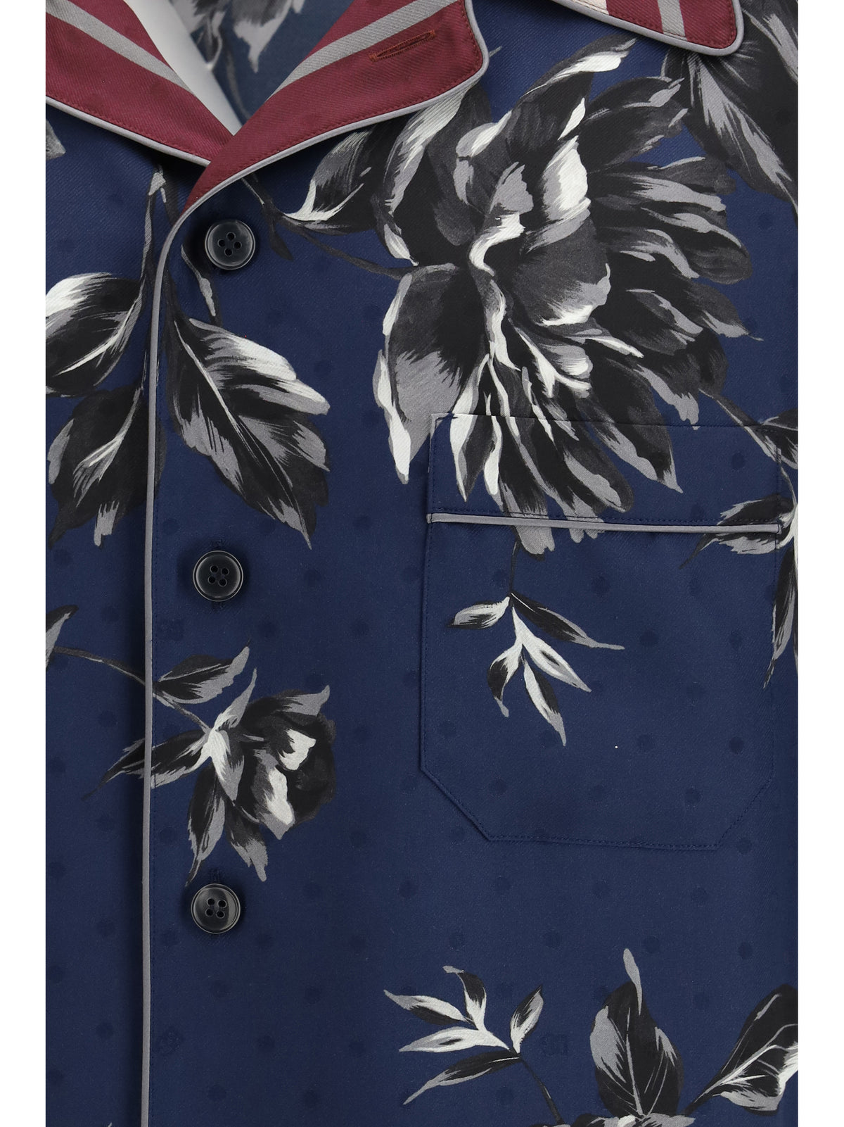 Peony-print Hawaii Twill Shirt