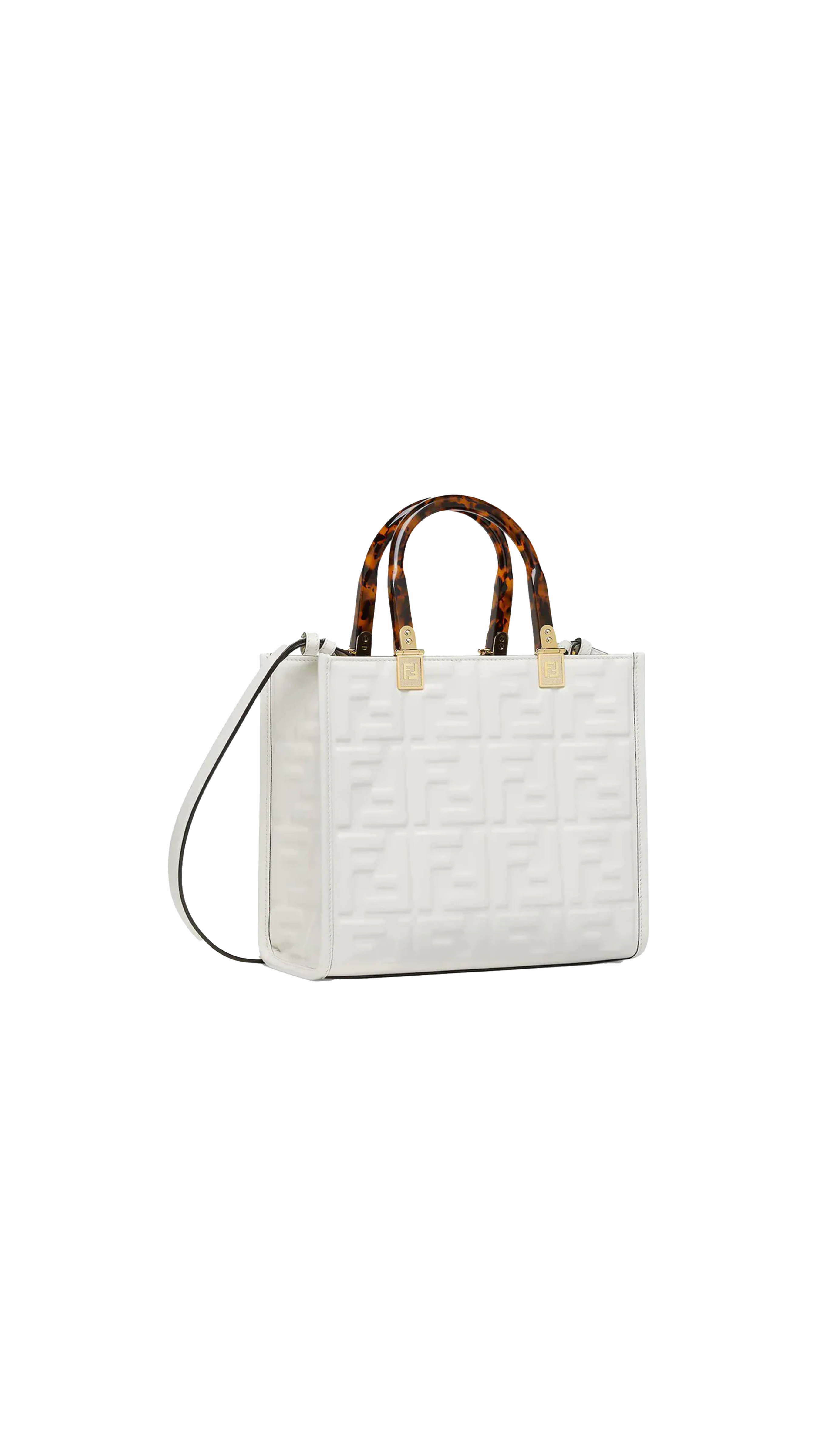 Sunshine Small Shopper Tote Bag - White