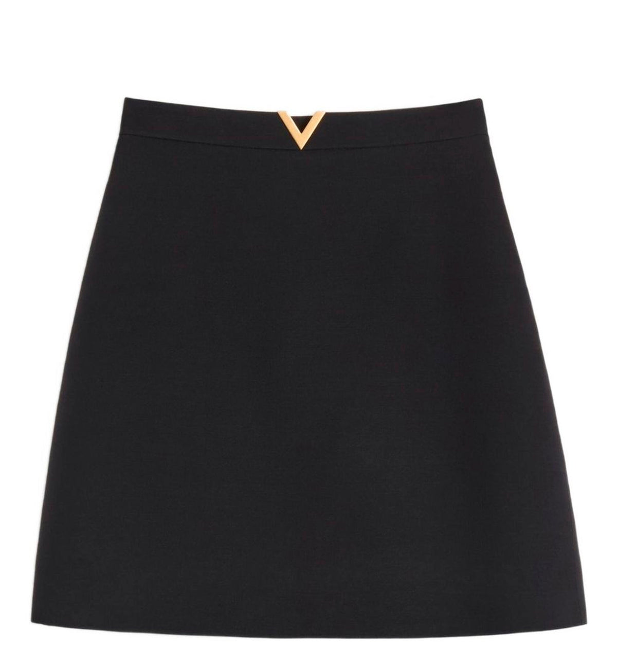 VLogo Signature Skirt in Wool
