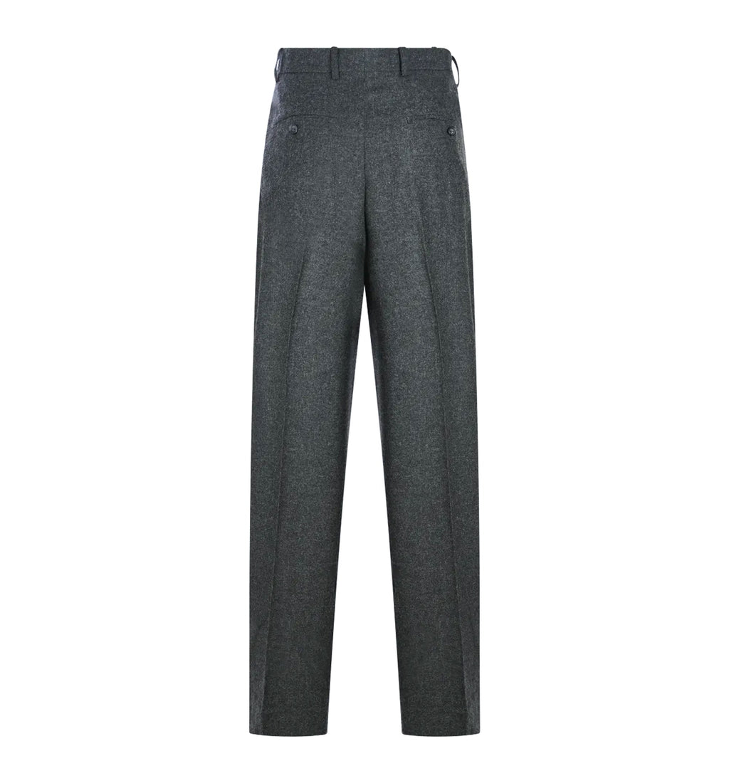 Wide Flannel Trousers