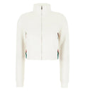 Rib cotton zip sweatshirt with Web