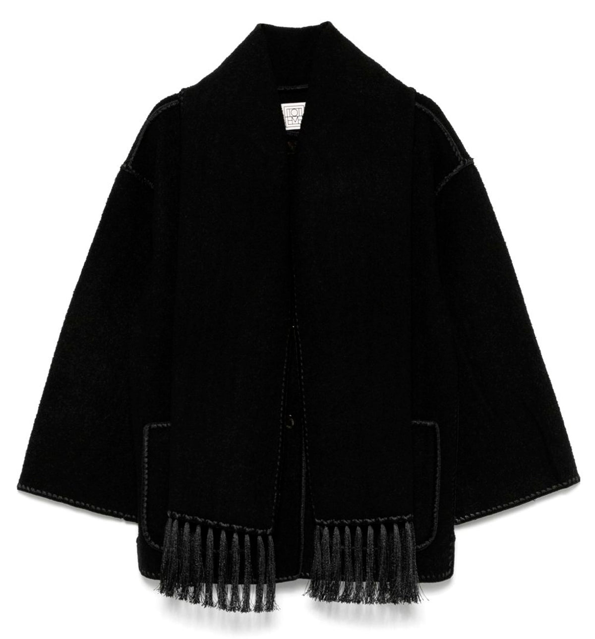 Scarf-detail jacket Toteme
