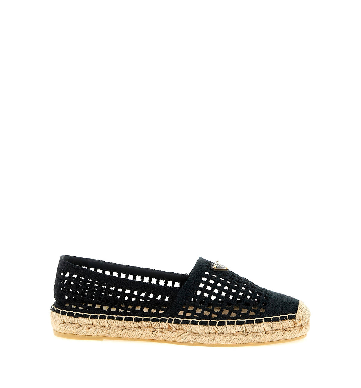 Crochet knitted espadrilles
