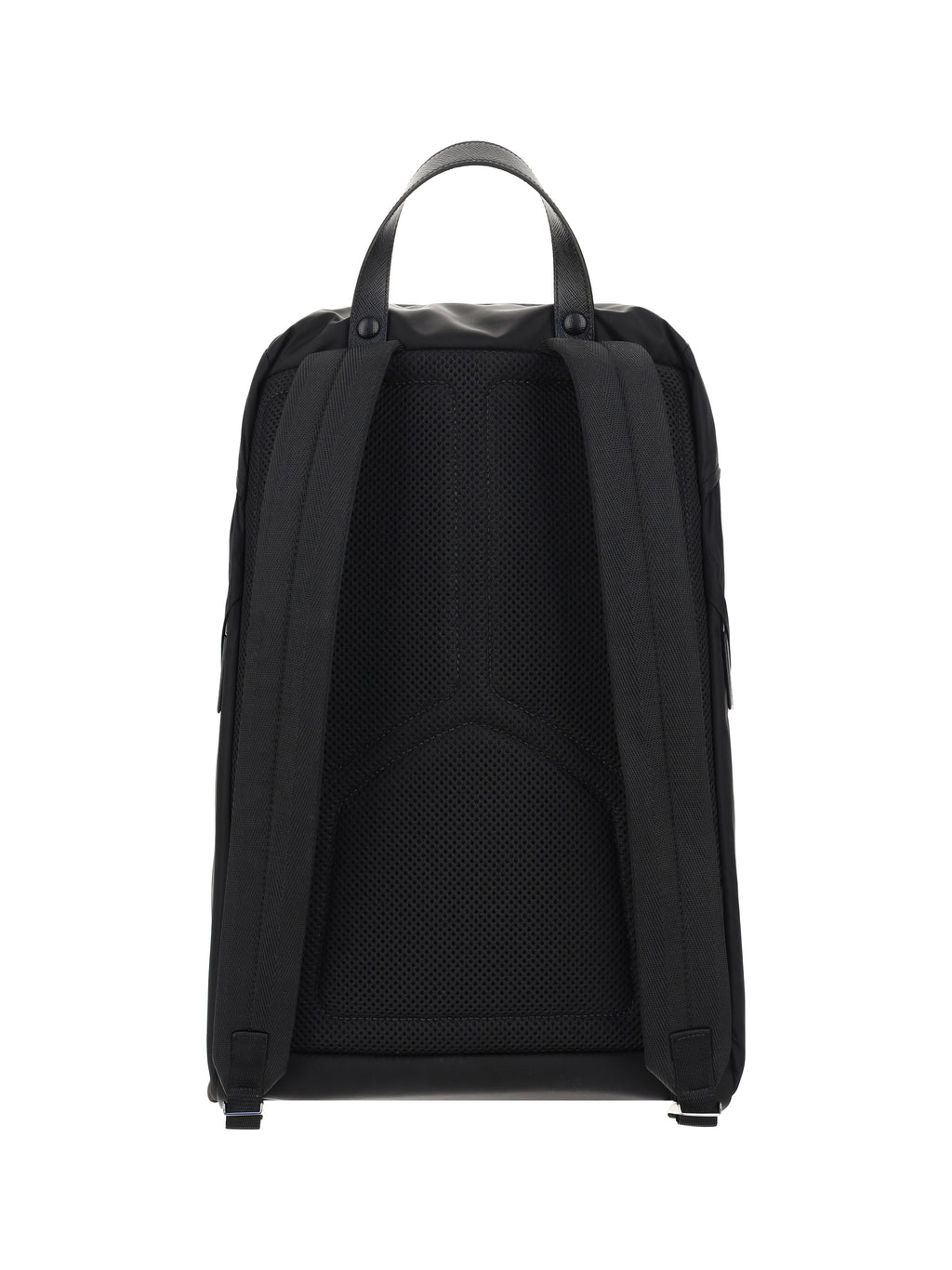 Re-Nylon And Saffiano Leather Backpack