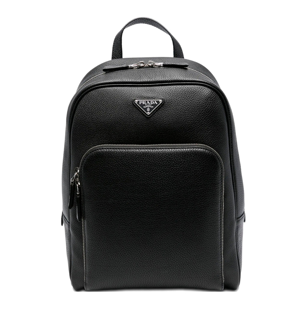 Leather backpack