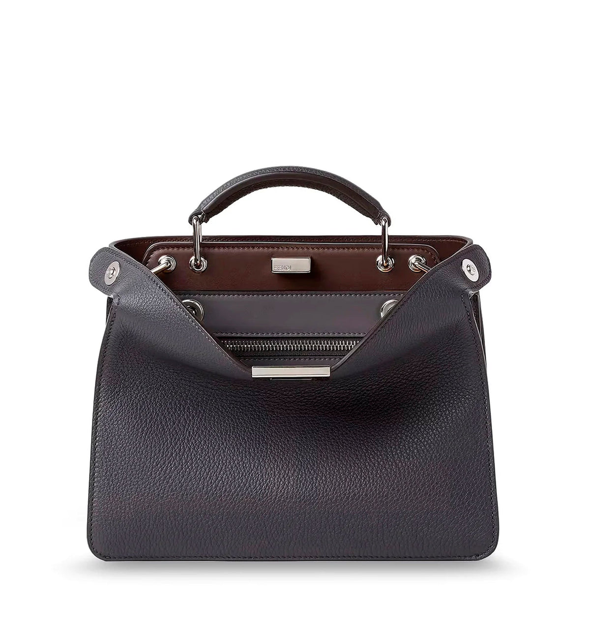 Peekaboo ISeeU Small leather crossbody bag