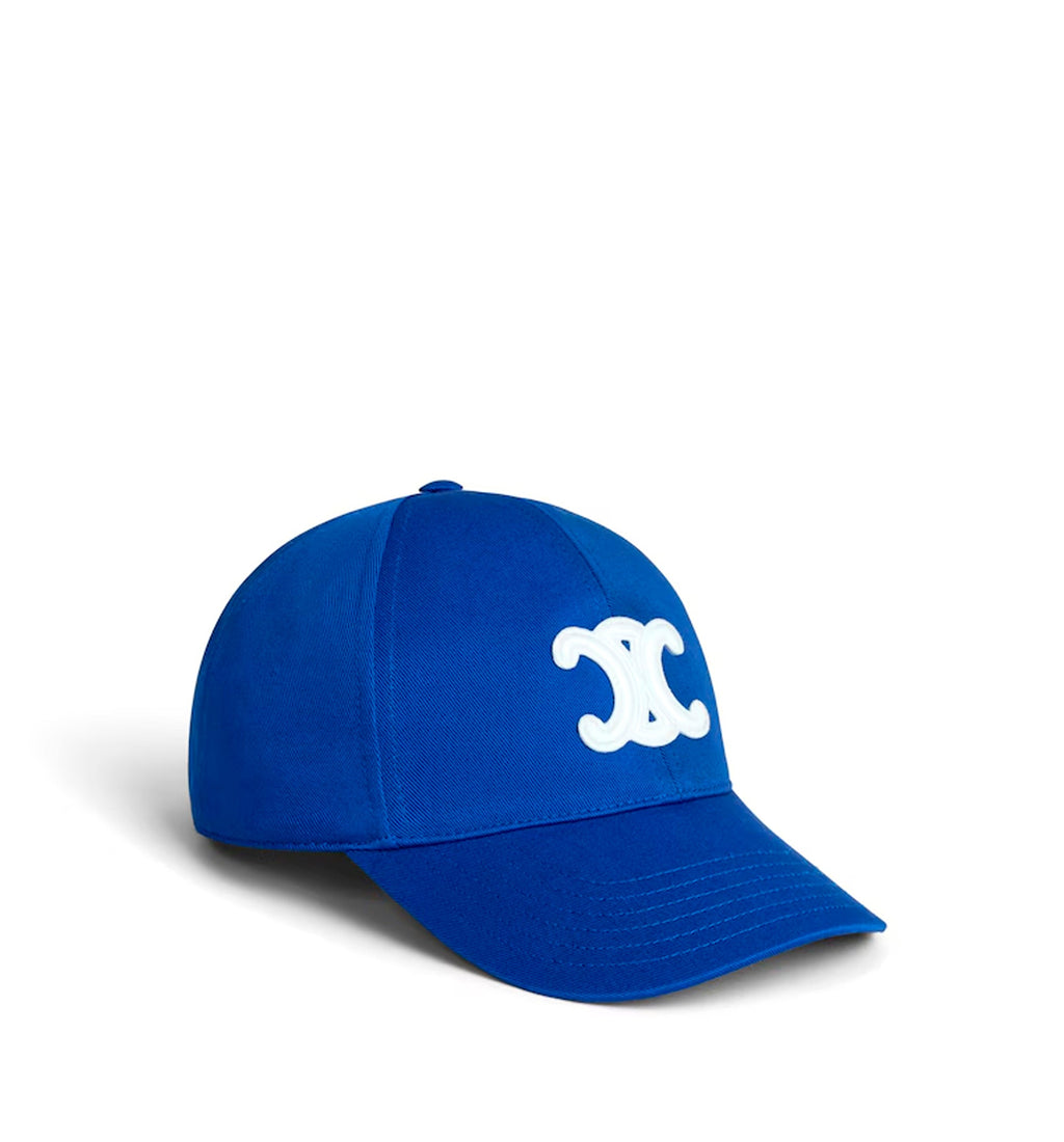 Triomphe Baseball Cap In Cotton Gabardine
