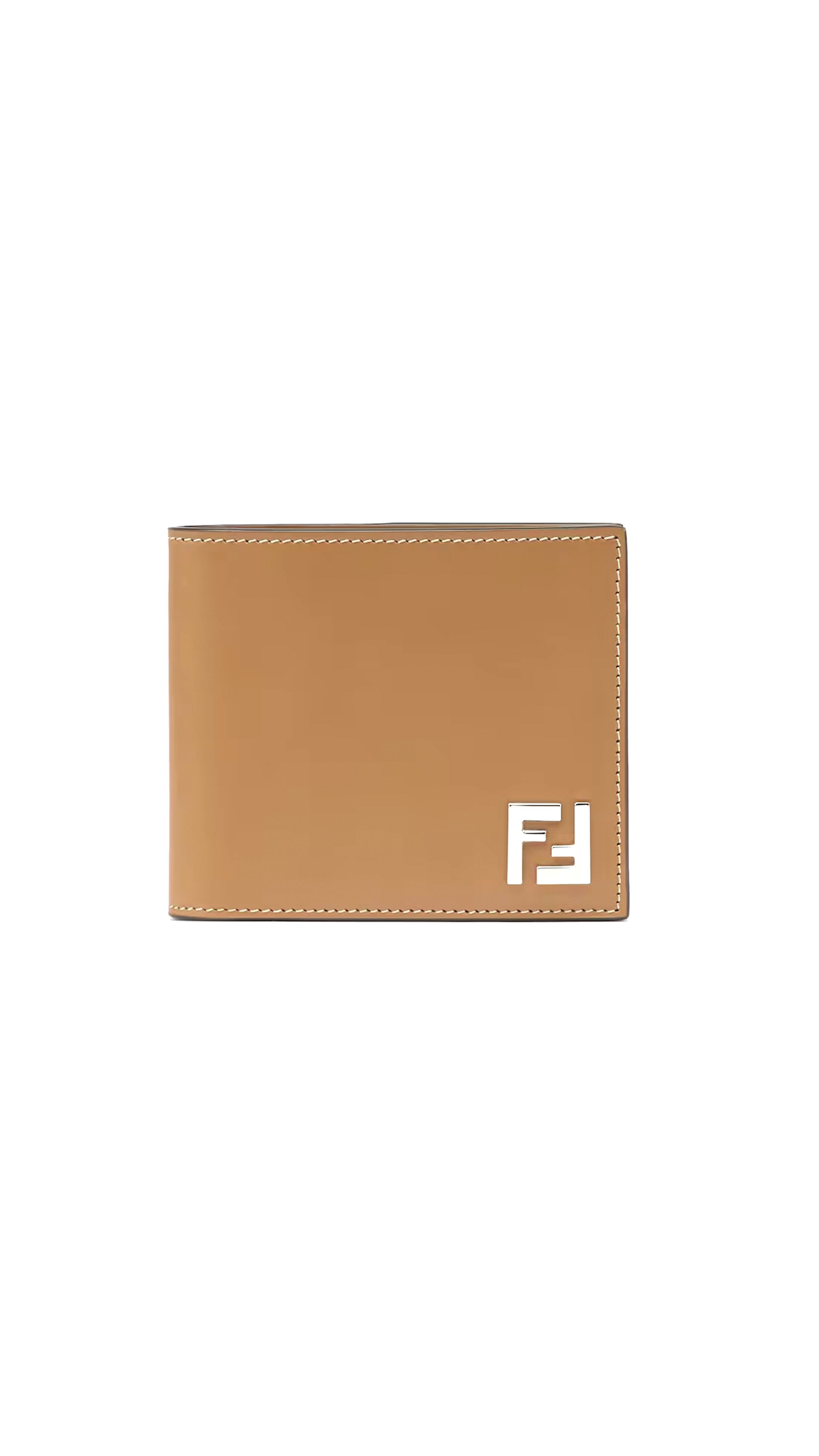 FF Squared Bi-Fold Wallet - Brown