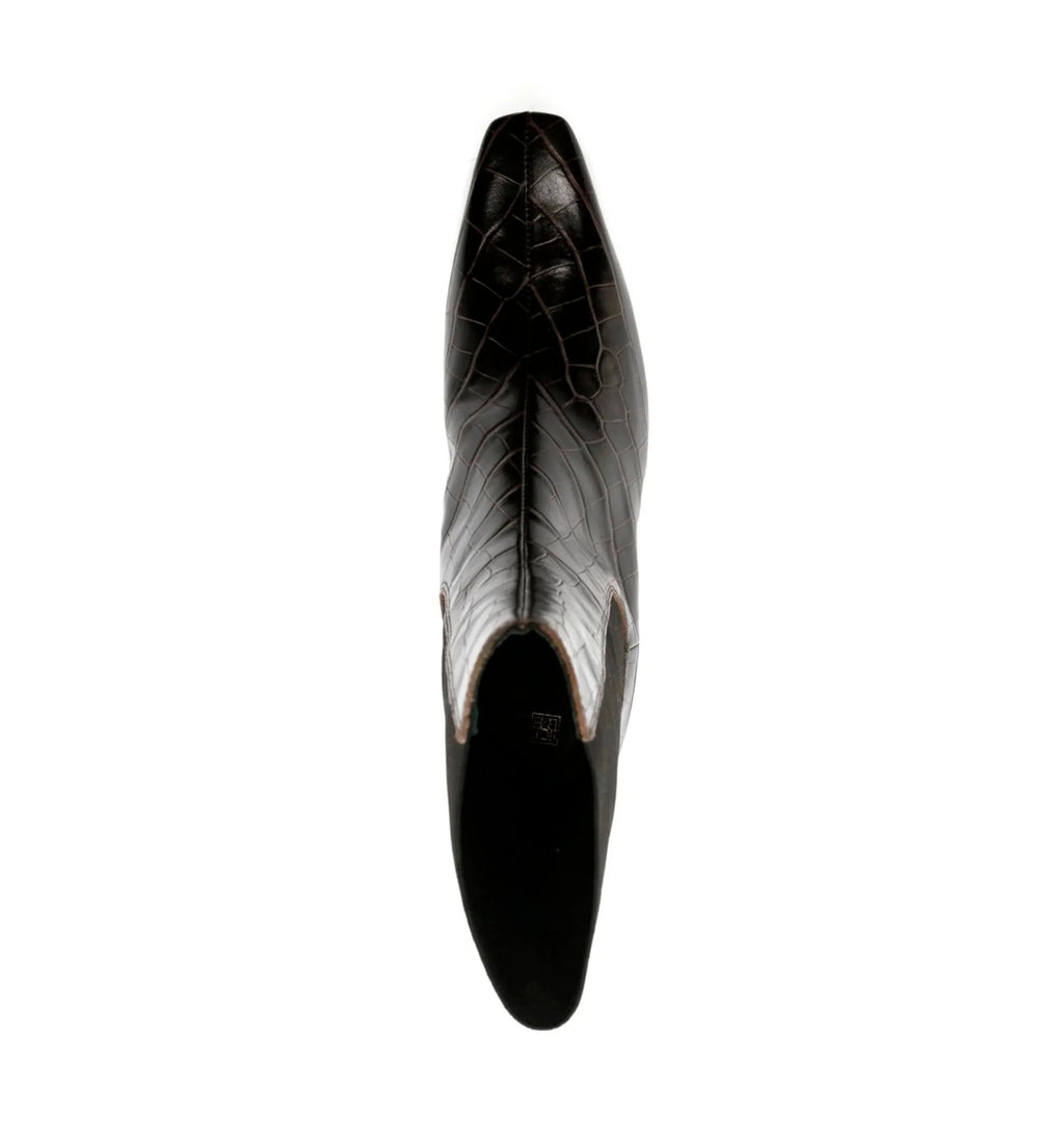 50mm Croco-embossed Chelsea Boots