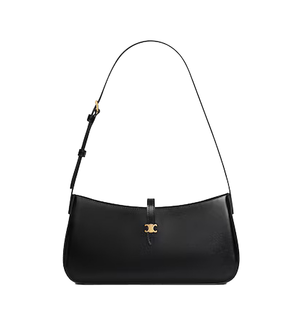 Tina Shoulder Bag In Shiny Calfskin
